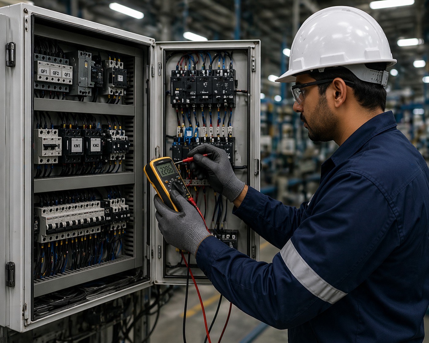 Commissioning of Assembled Panel and Harness on Machine